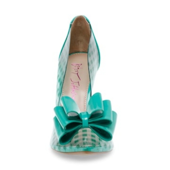 Gingham Betsy Johnson heels!! - Picture 2 of 5
